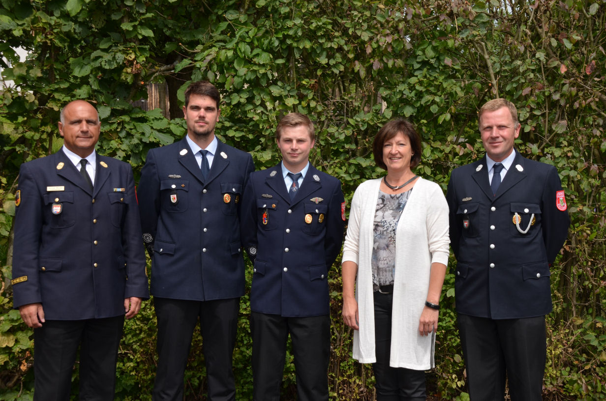 Gruppenbild Wahl 2. Kommandant FFW Bischbrunn